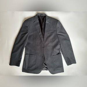 Raffael Uomo Italian Wool and Cashmere Charcoal Blazer (Size 38R)